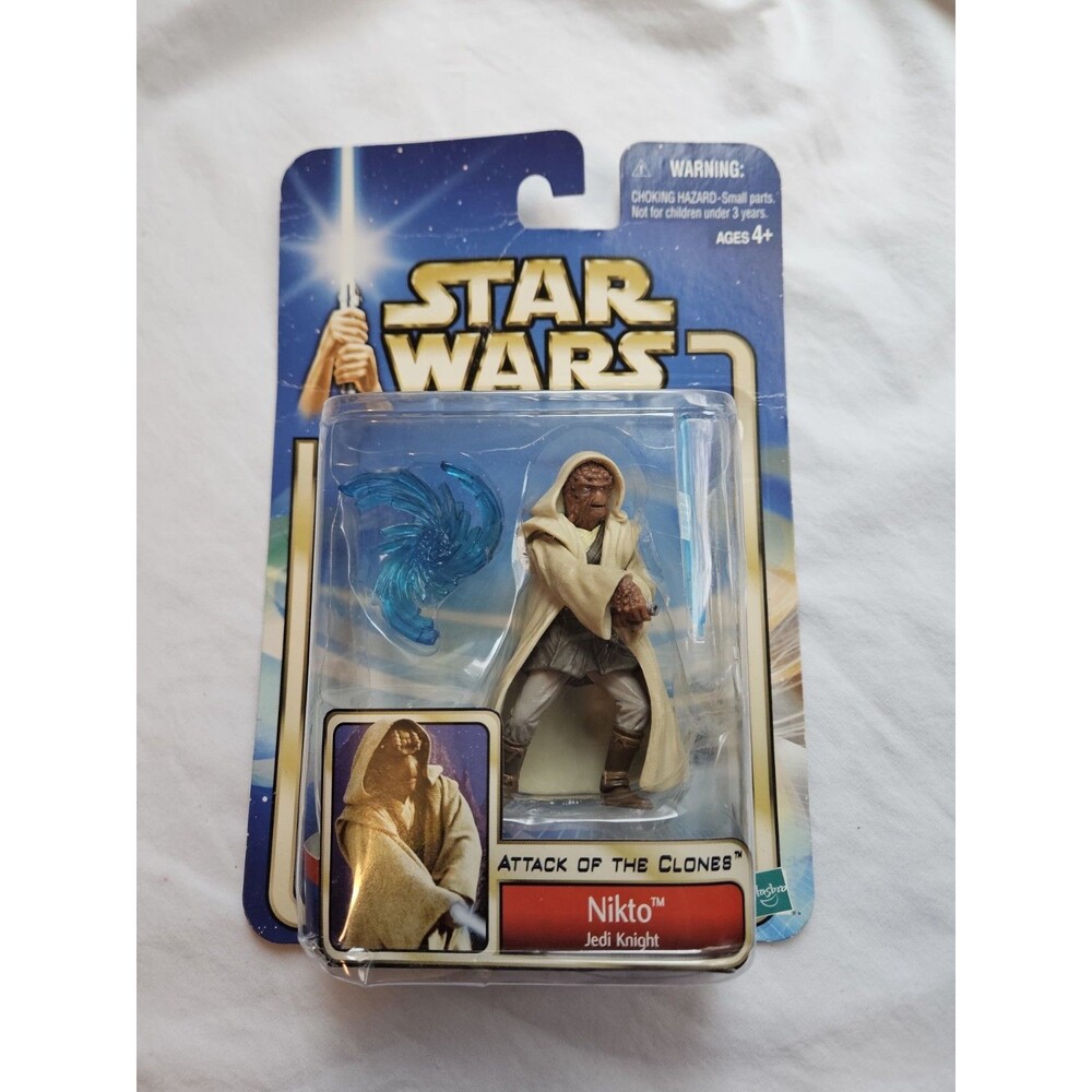 Nikto Star Wars Saga Collection Attack Of The Clones 2002 Figure New Sealed